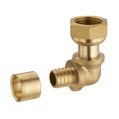 Coude femelle à glissement avec écrou tournant pour tube PER - Diamètre 12 mm - Noyon & Thiebault