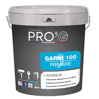 Peinture d'impression intérieure - Garni 100 Primaire - Théodore Pro'G - Blanc mat - Pot 15L