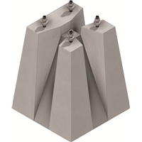 SOCLE CAND E300H80 550KG 7/11M