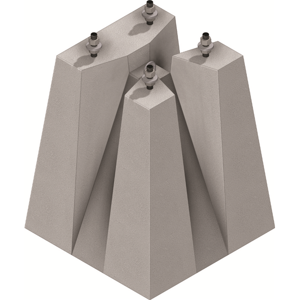 SOCLE CAND E300H80 550KG 7/11M