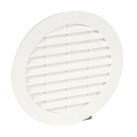 Grille de ventilation ronde Nicoll pour tuyau en fibre ciment diamètre 100 mm