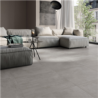 Carrelage sol intérieur effet béton ciré en grès cérame rectifié - Matic - 60,0 CM x 60,0 CM - ép.8,50 MM - Ivoire