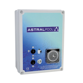 Coffret électrique pour filtration et éclairage de piscine Astralpool avec transformateur - 100 W - 4 à 6,3 A