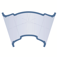 COUDE 2E ADD. 1/16 JT MECA DN100