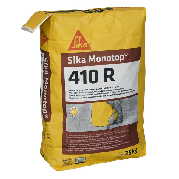 Mortier de réparation des bétons - Sika MonoTop 410 R - sac de 25 kg