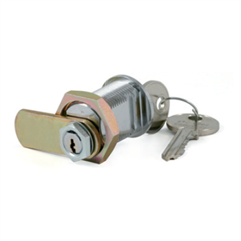 Serrure batteuse agréée PTT Tesa finition chromée pour boîte aux lettres individuelle