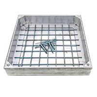 Chassis de visite Alusol Pro H80/800 à remplir pour carrelage ou pavés