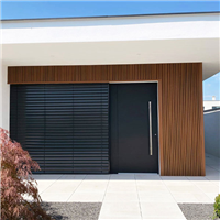 Bardage composite imitation bois aspect claire-voie - Weo 35 Fiberdeck - 33,00 mm x 170 mm - Long. 2,90 m - Coloris Teak