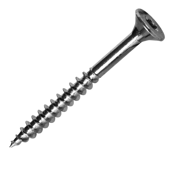 Vis bois et agglo en acier zingué tête fraisée empreinte Torx - 5,0 MM x 50,0 MM/30,0 MM - Boîte de 500