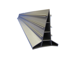 Règle-joint standard(règle à béton) Toffolo 80 mm, longueur 5 m couleur grise