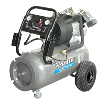 Compresseur mobile 50 litres débit 17.4 m3/h 8 bar 2960 tr/min