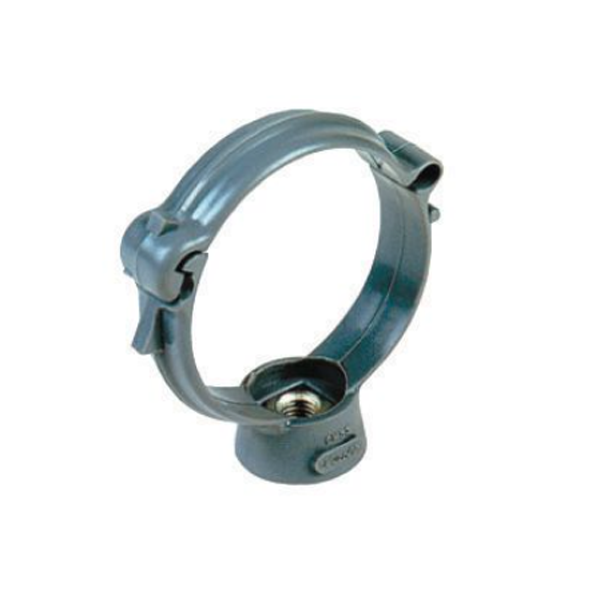 Collier monobloc Nicoll pour système d'évacuation - Diamètre 40 mm - Polypropylène gris - Sachet de 5 pièces