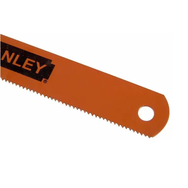 Lame de scie à métaux rubis Stanley - Longueur 300 mm - 24 dents par pouce - Acier - Lot de 2