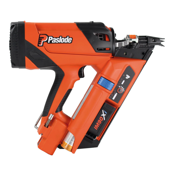 Cloueur autonome à gaz pour charpentier Spit Paslode IM90XI - avec pack clous 2,8 x 70 mm crantés