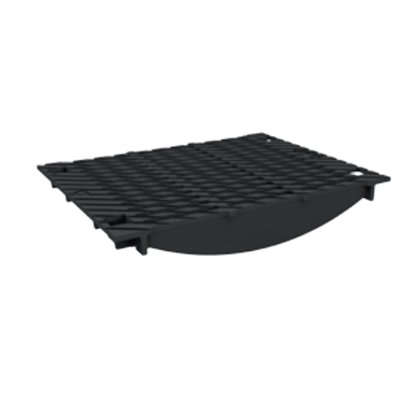 Grille caniveau fonte triples fentes 139/18 mm D 400 pour caniveau BIRCOsir DN 420 - Longueur 500 mm