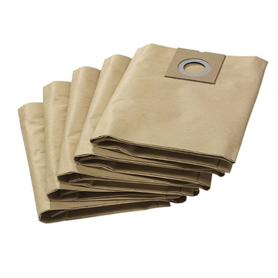 Sachets en papier en lot de 5 pour aspirateur Kärcher NT 27/1 classe de poussières M