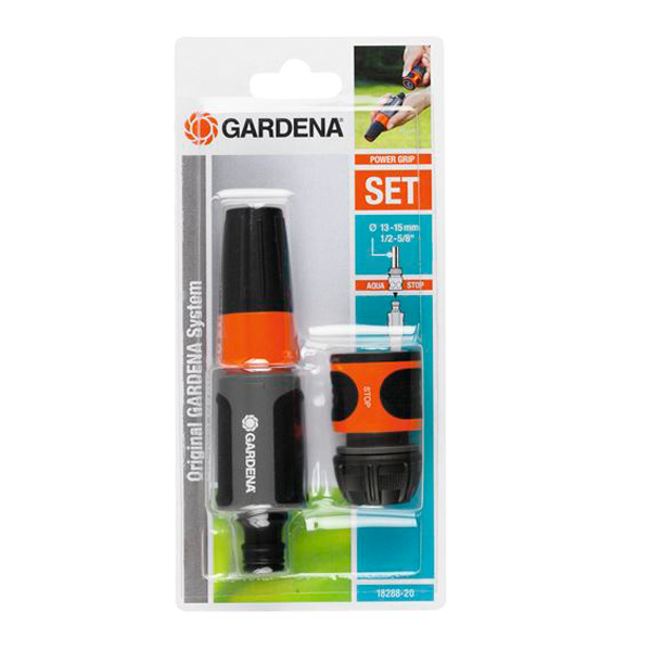 Lance arrosage Gardena pour tuyau Ø 13-15 mm avec raccord Aquastop