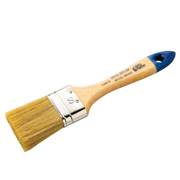 Pinceau spécial acrylique brosse plate épaisse l'Outil Parfait N°30 sortie 43 mm