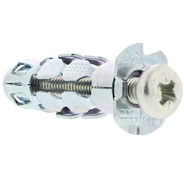 Cheville métallique avec vis Spit Zentech pour plaque de plâtre BA13 - 10x34 mm - boîte de 100