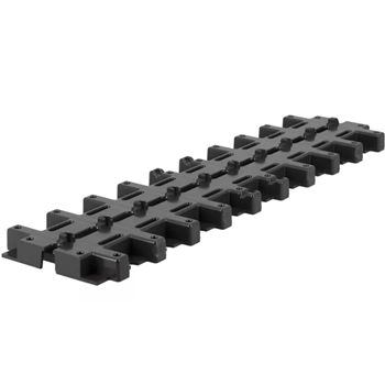 Grille à fente réversible Nicoll GDR10AFR pour caniveau invisible Connecto de 13 cm - classe A15 - 50 cm
