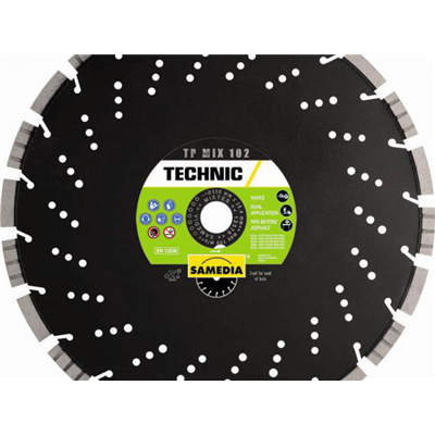 DISQUE DIAMANT MASTER TP MIX 102  Ø350 AL 25,4. HAUTEUR DE SEGMENT 13 MM.