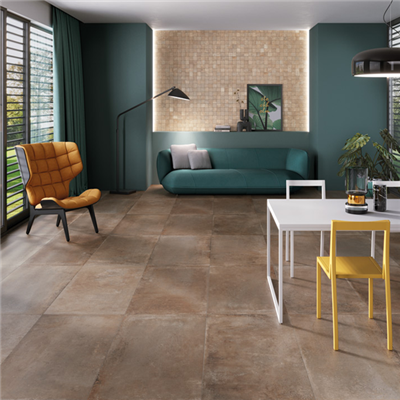 Carrelage intérieur en grès cérame émaillé rectifié effet pierre Dolmen - 71,5 cm x 71,5 cm - ép. 9,50 mm - Beige