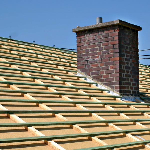 Panneau isolant fibre de bois pour sarking toiture et sous bardage ventilé - Isolair - 2500,0 MM x 700 MM - ép. 22 MM