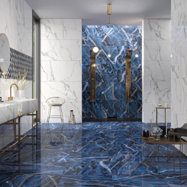 Faïence murale effet marbre polie et rectifiée - Rhapsody - 60,0 cm x 120,0 cm - ép.7,00 mm - Universe