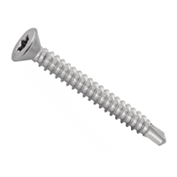 Vis autoperceuse tête fraise six lobes Inox A2 DIN7504 M4.8x38 mm - boîte de 200