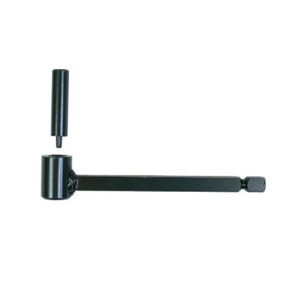 Gond pour portail - Béton et pierre - Queue carrée 200 mm Ø 20 mm - Acier noir - Lot de 2