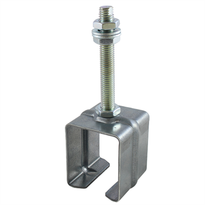 Support à tige filetée longue diamètre 14  pour rail 6255