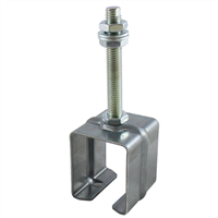 Support à tige filetée longue diamètre 14  pour rail 6255