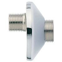 Raccord excentré de 10 mm - M 1/2" / M 3/4" - avec rosace - Noyon et Thiebault - Lot de 2