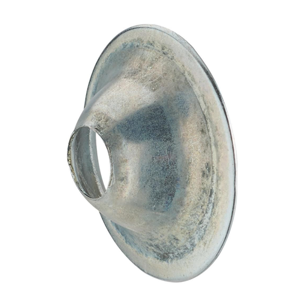 Rosaces coniques super chromées - Diamètre 28 mm - Hauteur 9 mm - Acier - Sachet de 10