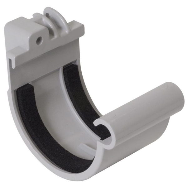 Jonction à joint Nicoll JN16 pour gouttière demi-ronde LG16 de développé 160 MM - Techtan Gris