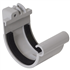 Jonction à joint Nicoll JN16 pour gouttière demi-ronde LG16 de développé 160 MM - Techtan Gris