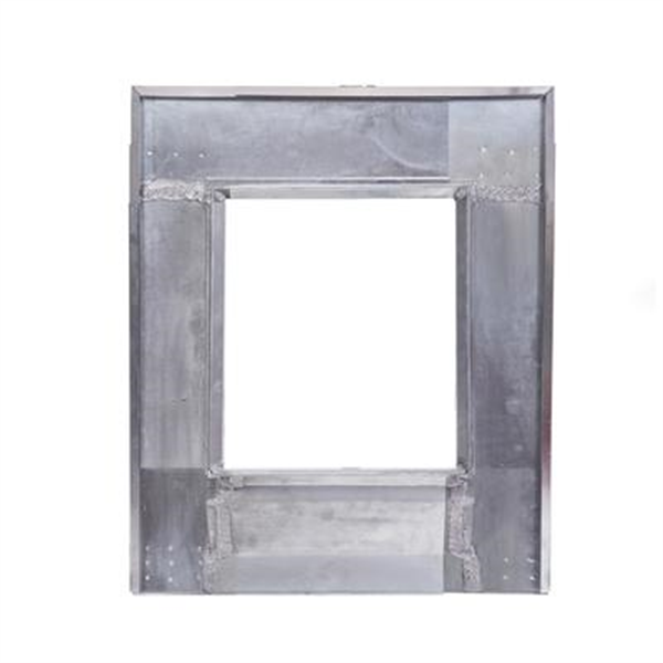 Abergement réglable en zinc pour entourage de boisseaux - Grand format