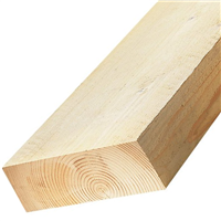 Bastaing en sapin d'import traité classe 2 - bois de charpente - 175 MM x 63 MM - longueur 3 M