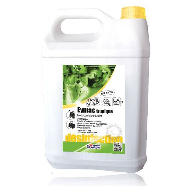 Nettoyant surodorant désinfectant sols Eymac Eyrein Tropique 5L