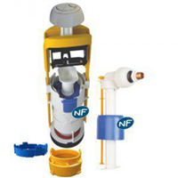 MECANISME POUSSOIR 3/6L NF MULTIMARQUES + ROB FLOT SILENCIEUX NF 1 ARR LAT 3/8"