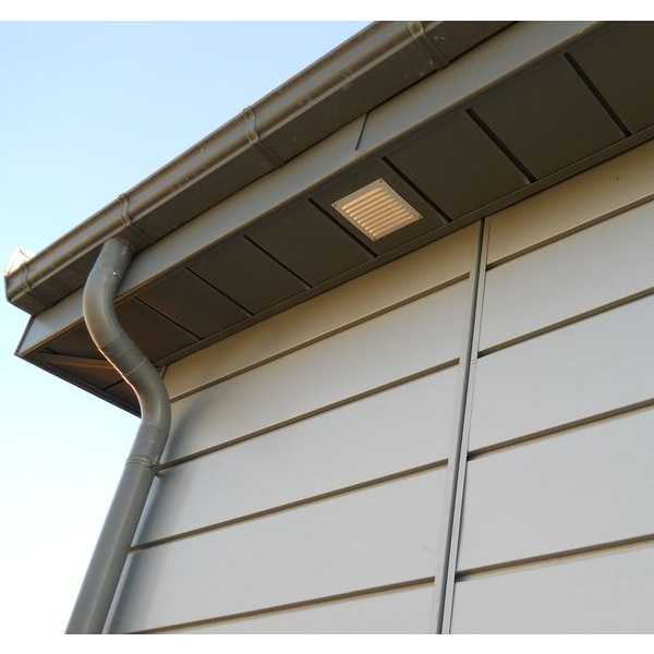 Gouttière moulurée en zinc Rheinzink - développé de 325 MM - ép. 0.65 MM - longueur 4 M