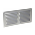 Grille de ventilation Nicoll à persiennes avec moustiquaire - Extérieur - 300 x 150 mm -  Aluminium gris