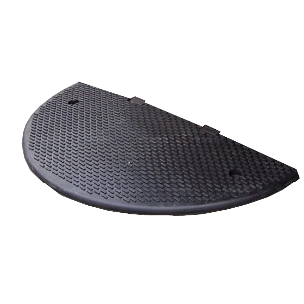 Élément d'extérieur pour ralentisseur caoutchouc - Mottez - 60 x 30 x 3 cm - 2 pièces