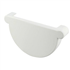 Fond de gouttière à coller pour gouttière 1/2 rond développé 25 coloris blanc