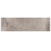 Plinthe de carrelage intérieur effet terre cuite en grès cérame émaillé - Bessac - 45,0 CM x 7,4 CM - Gris