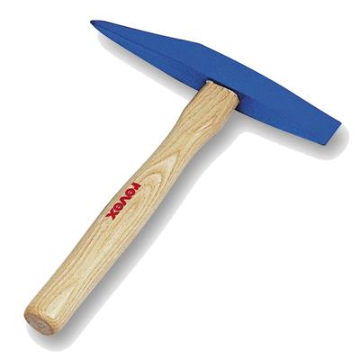 Marteau à piqueter avec pointe et taillant - Revex - manche en bois - 210 g