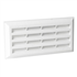 Grille de ventilation intérieure à sceller avec moustiquaire - blanche - 262 x 174 mm