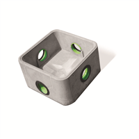 BOITE COLLECTE UNIFLUX 40X40 5E