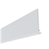 Planche de rive PVC Rivecel Bullnose F9 à profil arrondi - Blanc - Haut. 205,00 MM - ép.9,00 MM - Long. 5,00 M