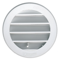 Grille de ventilation ronde à encastrer - diamètre 40 mm - Lot de 4